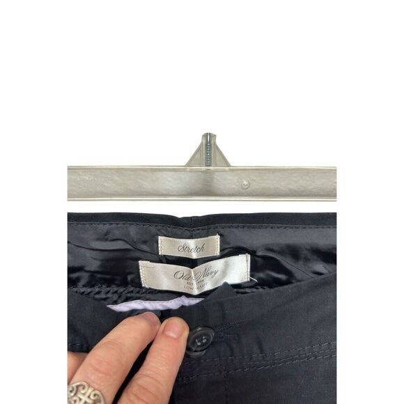 Old navy low waisted stretch Women’s Black Straight Leg Pants Size 6 - Picture 3 of 16